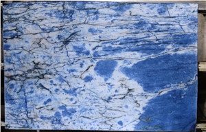 Cristal Blue Quartzite Slabs