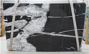 Maori Granite Slabs, Brazil Black Granite