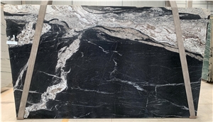 Maori Granite Slabs, Brazil Black Granite