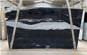 Maori Granite Slabs, Brazil Black Granite