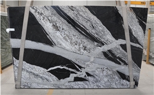 Maori Granite Slabs, Brazil Black Granite