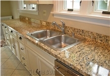 Cheap Yellow Stone Granite Slabs