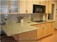 Cheap Yellow Stone Granite Slabs