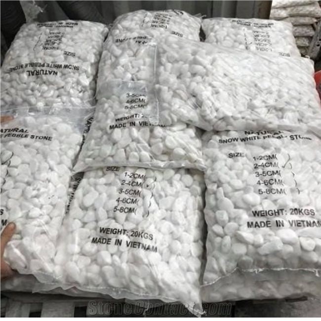 Landscaping Pebbles Stones White Gravel Pebble Stone