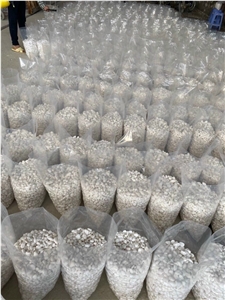 Pure White Viet Nam Pebble Stones