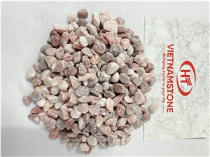 Tiny Tumbled Purple Pink Marble Pebble Stone, Crushed Stone
