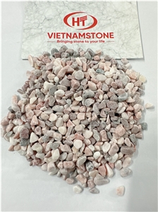 Tiny Tumbled Purple Pink Marble Pebble Stone, Crushed Stone
