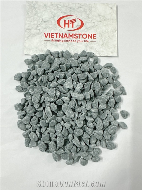Viet Nam Tumbled / Natural Pebbles White Color