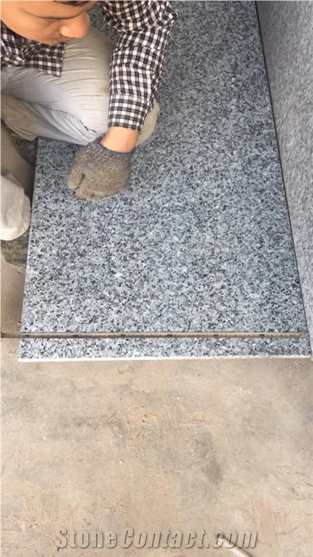 Vietnamese Cheap Natural White Granite Tile