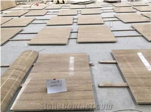 Beige Travertine Slabs Fluted Beige Classic Travertine CNC Wall Panels