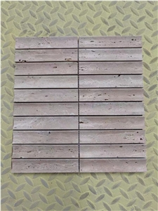 Stone Kitchen Mosaic Backsplash Travertine Wall Designs