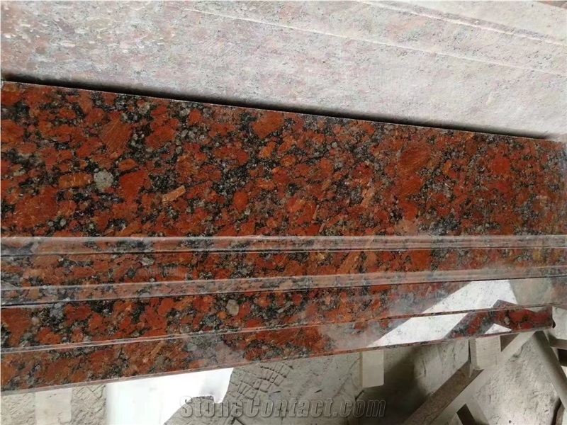 Stone Stair Balusters Rosso Santiago Granite Balustrades