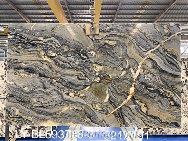 Luxury Natural Stone Ocean Fantasy Quartzite