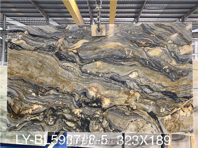 Luxury Natural Stone Ocean Fantasy Quartzite