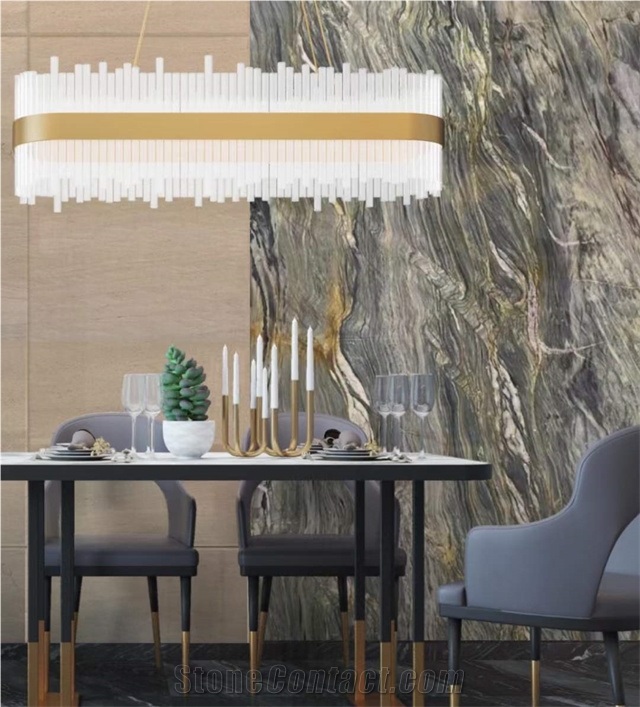 Luxury Natural Stone Ocean Fantasy Quartzite