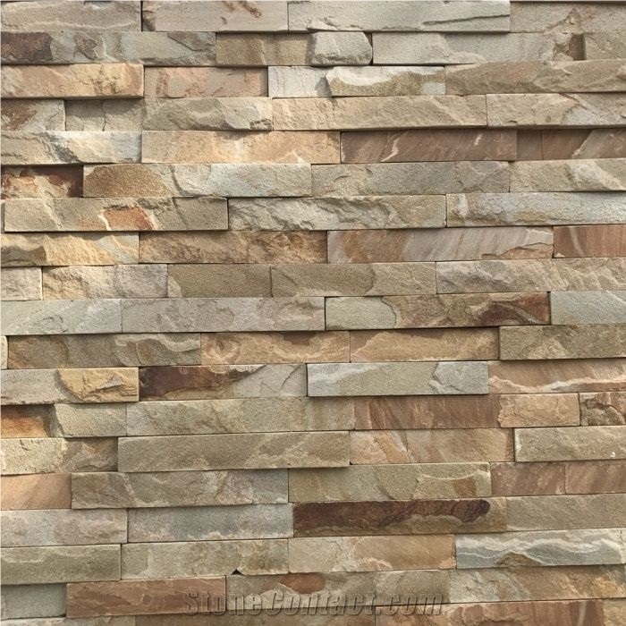 Sandstone Wall Cladding Panels, Ledge Stone