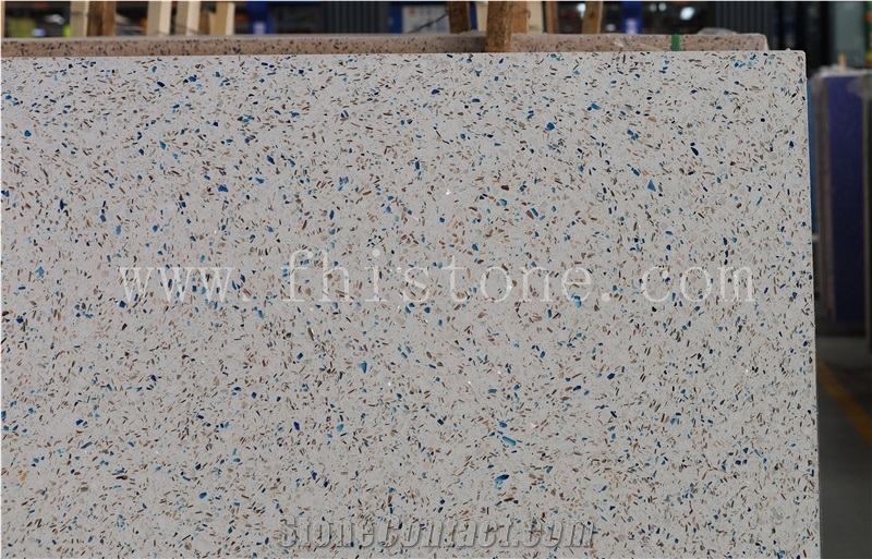 Blue Terrazzo Kitchen Terrazzo Design Home Terrazzo Design