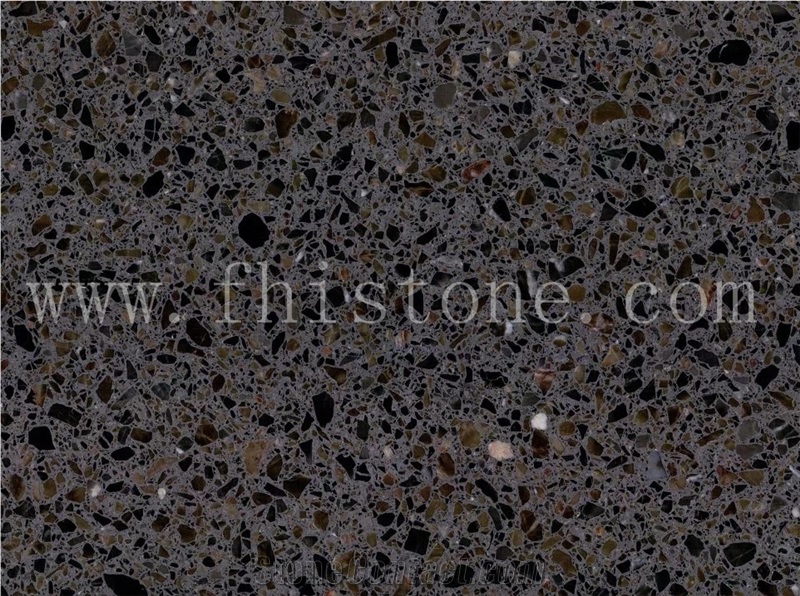 Bruno Rotondo Coffee Brown Terrazzo Flooringterrazzo Floor