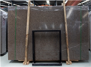 Dark Emperador Coffee Brown Terrazzo Exterior Tile Texture