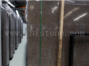 Dark Emperador Coffee Brown Terrazzo Exterior Tile Texture
