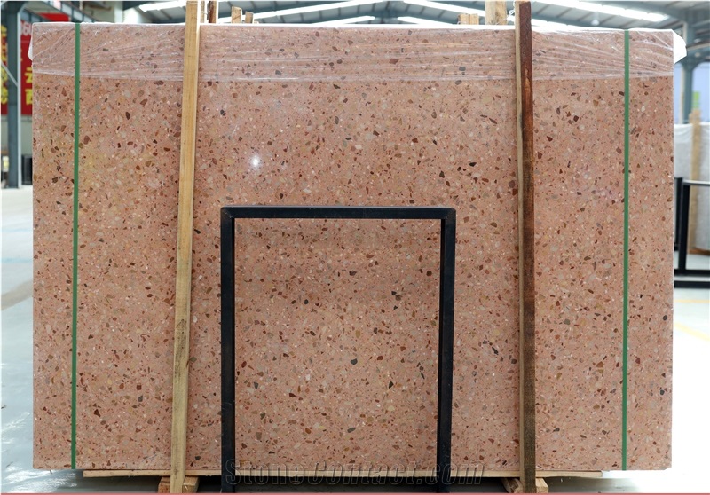Terrazzo Terracotta Tile Kitchen Terrazzo