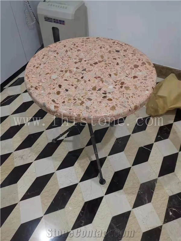 Terrazzo Terracotta Tile Kitchen Terrazzo