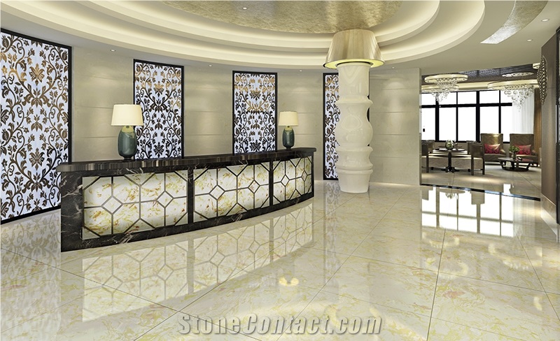 Artificial Marble Tile Engineered Stone Flooring