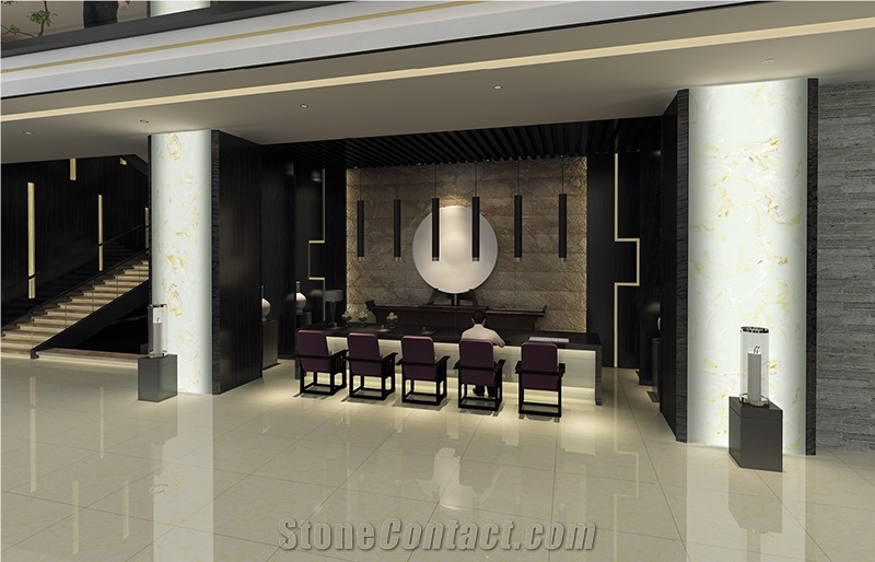 Artificial Marble Tile Engineered Stone Flooring