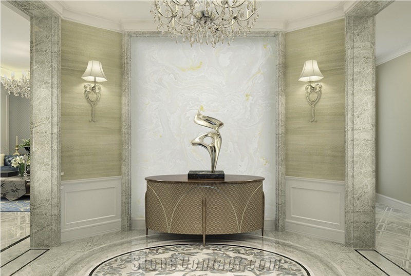 Artificial Marble Tile Engineered Stone Flooring
