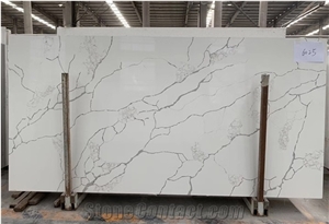 Black And White Quartz Stone Slabs