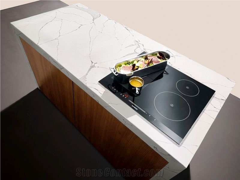 Calacatta Quartz Countertop Artificial Stone Countertop