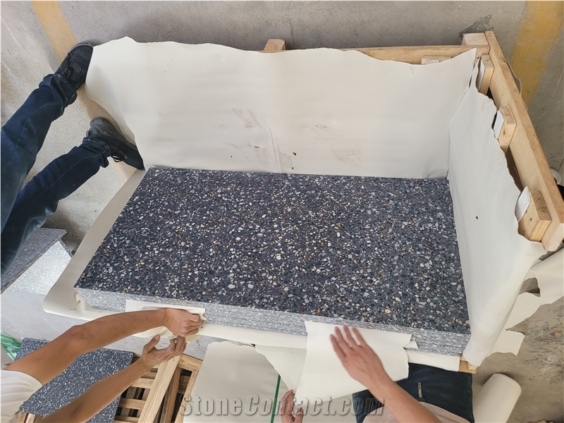 Dark Terrazzo Tiles