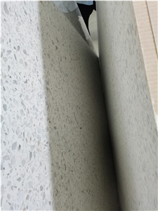 White Terrazzo Slab For The Floor