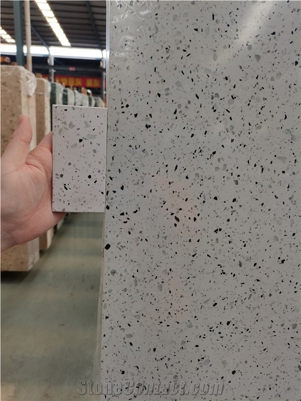 White Terrazzo Slabs