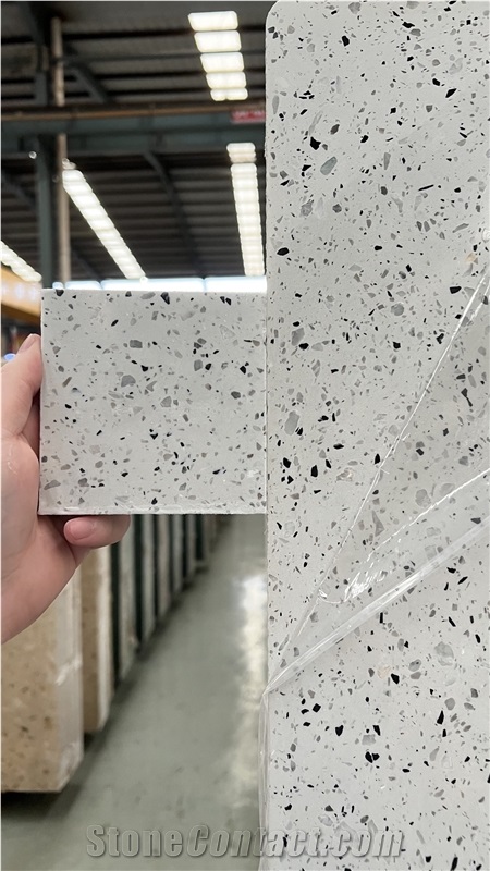White Terrazzo Slabs