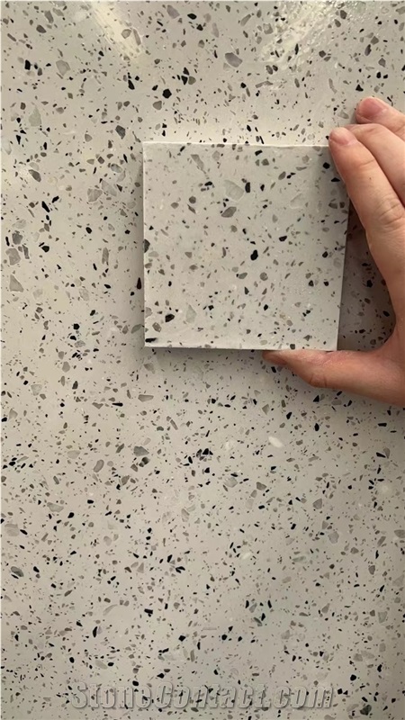 White Terrazzo Slabs