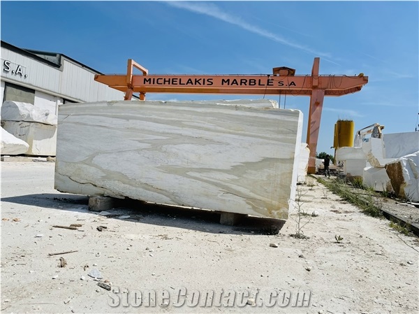 Aqua Oro Marble Blocks