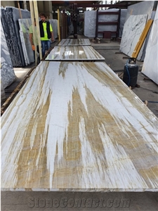Aqua Oro Marble Blocks