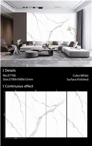 Factory Price Calacatta White Sintered Stone Slabs