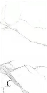Sintered Stone Polished Slabs Calacatta White For Wall