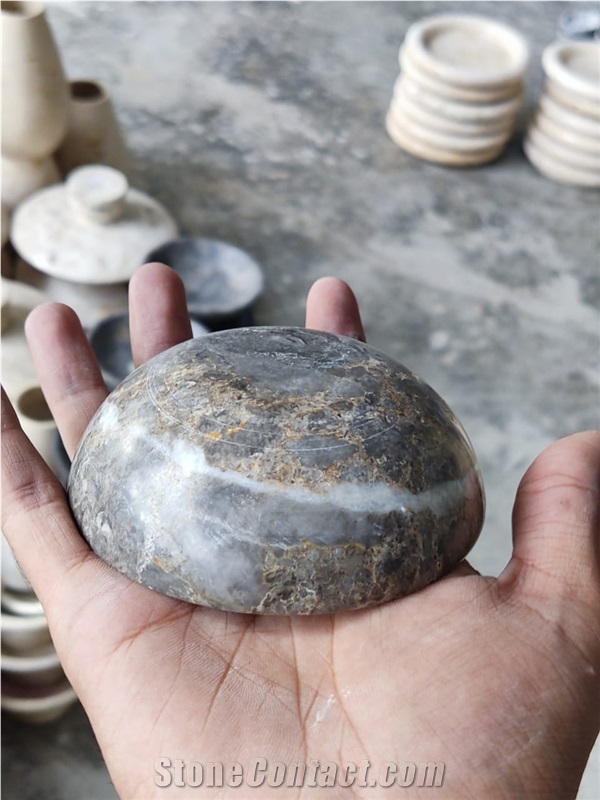 Grey Marble Mini Bowl