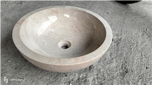Round Marble Wash Basin