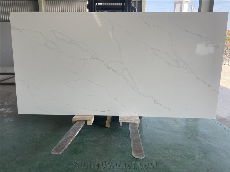 HIGH QUALITY CALACATTA QUARTZ SLAB