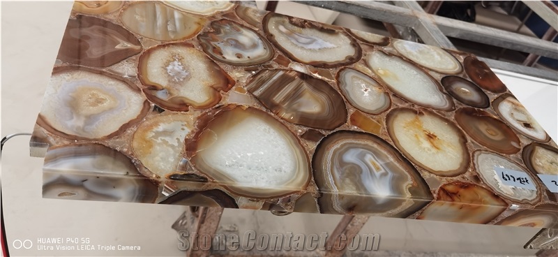 AGATE YELLOW BACKLIT,LUXURY, TRANSLUCENCY STONE