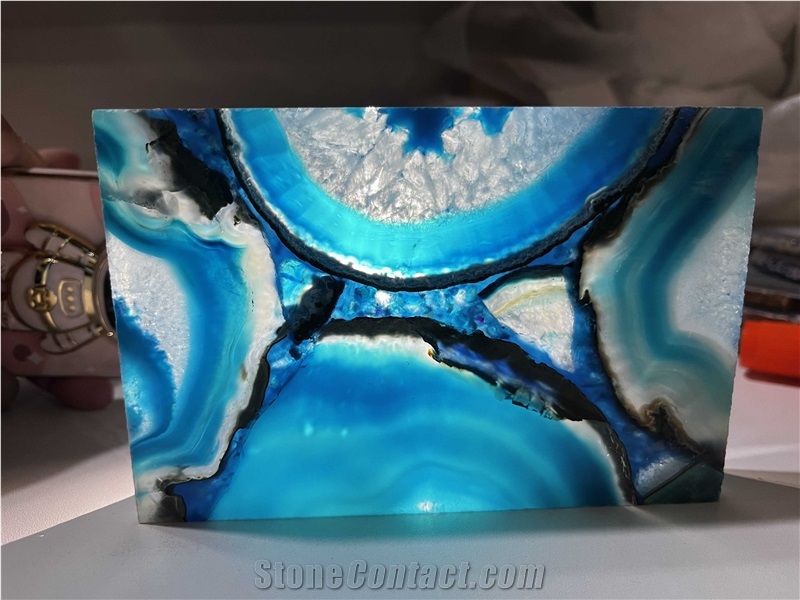 Sample To Agate Slab,Blue/Pink/Green/White/Yellow,Gemstone