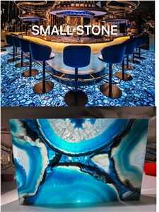 Translucence Agate Floor, Luxury Gem Stone