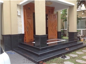 Black Granite Slab, Tiles