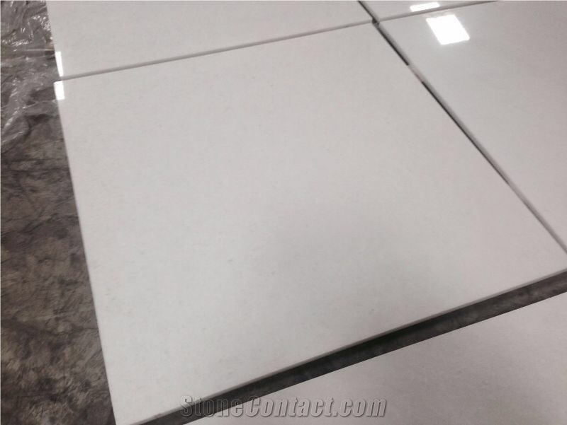 Cream White Marble Tiles, Slab