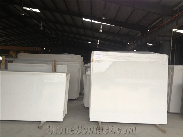 Crystal White Marble Slab, Pure White Marble Slab, Tiles
