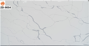 320X160x2cm Calacatta White Veined Quartz Slabs
